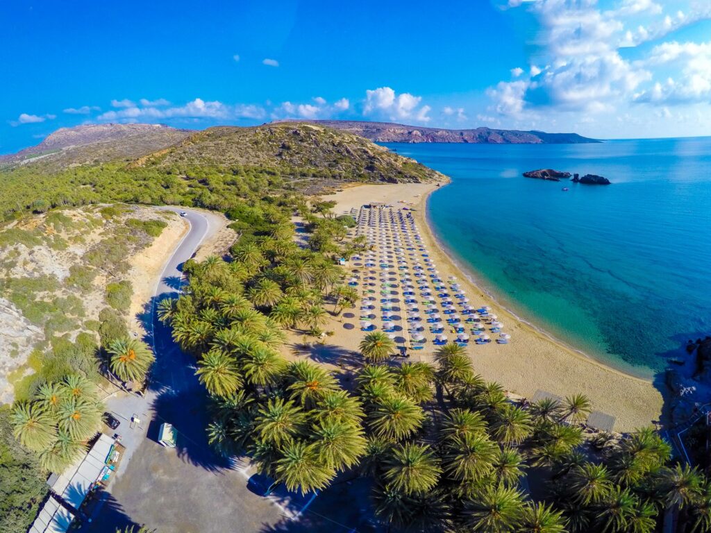 Vai Beach Rent A Car Crete With Caravel