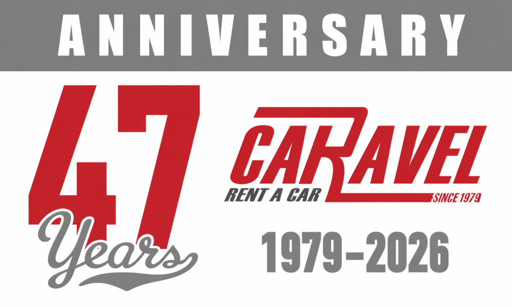 Caravel car rental in Crete anniversary image